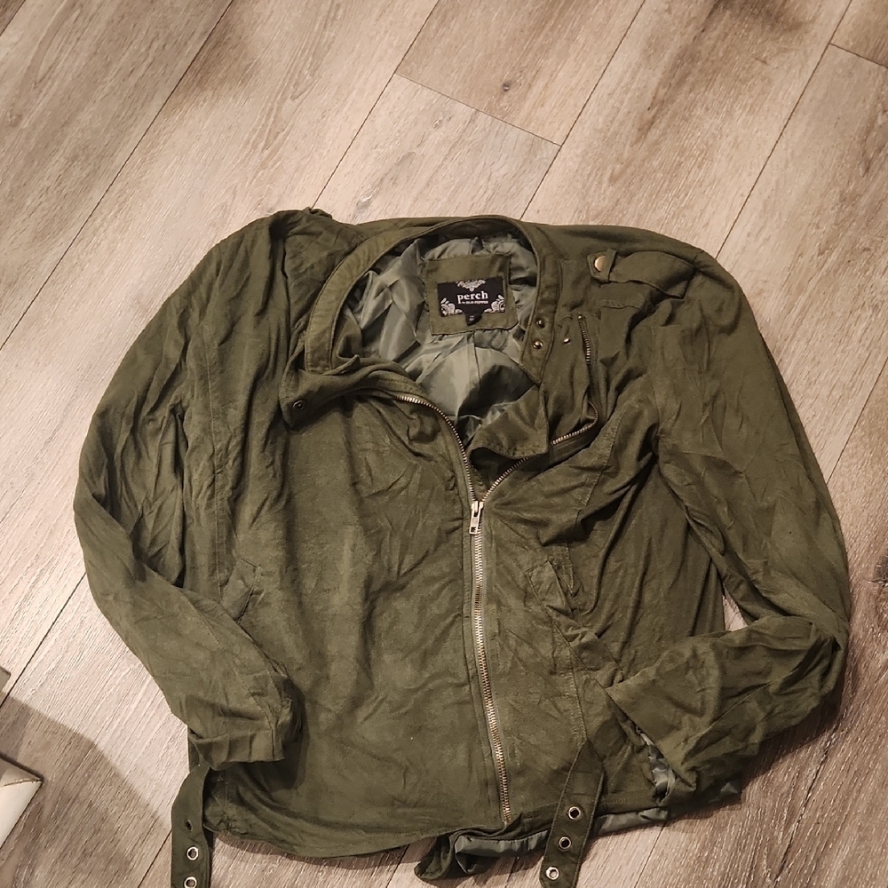 Blu Pepper Olive Green Men's Jacket
